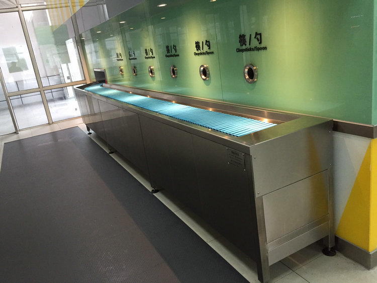 餐盤輸送機省時又省力